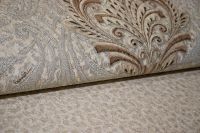 Обои Emiliana Parati Roberto Cavalli 8 19012 Винил на флизелине (1,06*10,05) Белый/Бежевый, Дамаск — фото 2, Обои для стен