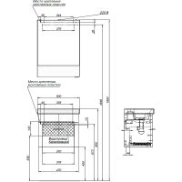 Комплект мебели для ванной Aquanet Верона 50 254065 подвесной Белый — фото 17, Комплекты мебели для ванной
