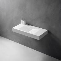 Товар: Раковина Abber Stein 100 AS2641 Белая матовая - фото 4 Раковина Abber Stein 100 AS2641 Белая матовая — фото 4, Раковины подвесные