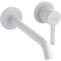 Смеситель для раковины Kludi Nova Fonte Pura 202455315 Белый матовый — фото 1, Смесители для раковины