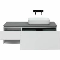 Товар: Тумба под раковину Allen Brau Infinity 120 R 1.21008.WM подвесная Белая матовая - фото 7 Тумба под раковину Allen Brau Infinity 120 R 1.21008.WM подвесная Белая матовая — фото 7, Мебель для ванной