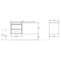 Товар: Тумба под раковину Opadiris Фреш 120 00-00007084 подвесная Белая - фото 7 Тумба под раковину Opadiris Фреш 120 00-00007084 подвесная Белая — фото 7, Мебель для ванной