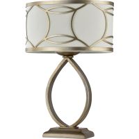 Настольная лампа Maytoni House Fibi H310-11-G Кремовая Золото — фото 1, Настольные лампы