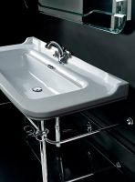 Товар: Раковина Kerasan Waldorf 120 4144K1bi/cr*1 Белая - фото 5 Раковина Kerasan Waldorf 120 4144K1bi/cr*1 Белая — фото 5, Раковины