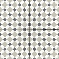 Керамогранит Etili Seramik Firenze Grey Pre-cut 45х45 см — фото 1, Керамогранит