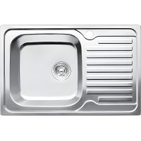 Кухонная мойка Kaiser KSS-7850L Хром — фото 1, Кухонные мойки