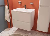 Товар: Тумба с раковиной Эстет Kare Luxe 70 ФР-00007073 подвесная Белая - фото 7 Тумба с раковиной Эстет Kare Luxe 70 ФР-00007073 подвесная Белая — фото 7, Тумбы с раковиной