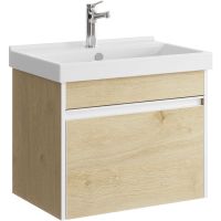 Тумба под раковину Aqwella Urban 60 URB0106DD подвесная Дуб Давос — фото 1, Мебель для ванной