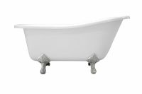 Ванна из искусственного камня Эстет Царская 150х73 ФР-00001653 без гидромассажа — фото 4, Ванны из искусственного камня