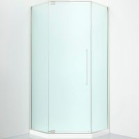 Душевой уголок Black&White Stellar Wind S815 CF 90x90 815900CF профиль Хром стекло матовое — фото 1, Душевые уголки