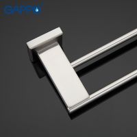 Полотенцедержатель Gappo G17 двойной Сатин арт-G1709 — фото 3, Полотенцедержатели