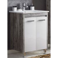 Товар: Тумба под раковину Corozo Лорена 65 SD-00000354 Антик Белая - фото 3 Тумба под раковину Corozo Лорена 65 SD-00000354 Антик Белая — фото 3, Мебель для ванной