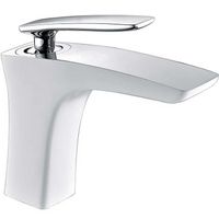 Смеситель для раковины Timo Helmi 4061/00-16F Хром Белый — фото 1, Смесители для раковины