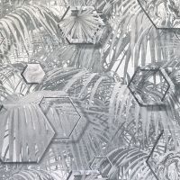 Обои Solo Liberty E202500 Винил на флизелине (1,06*10) Серый/Серебряный, Листья/Геометрия — фото 1, товары