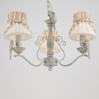 Товар: Люстра Maytoni Elegant Bird ARM013-03-W Белый антик Льняной - фото 3 Люстра Maytoni Elegant Bird ARM013-03-W Белый антик Льняной — фото 3, Люстры
