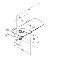 Товар: Смеситель для душа Kludi Balance 527109175 Белый Хром - фото 5 Смеситель для душа Kludi Balance 527109175 Белый Хром — фото 5, Смесители
