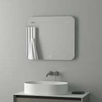 Зеркало Evoform Ledline 60x70 BY 2444 с подсветкой 5.5 W - сенсорный выключатель — фото 3, Мебель для ванной