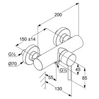 Товар: Смеситель для душа Kludi Bozz 388313976 Черный - фото 2 Смеситель для душа Kludi Bozz 388313976 Черный — фото 2, Смесители