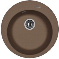 Кухонная мойка Florentina Никосия-510 20.135.B0510.303 Мокко — фото 1, Кухонные мойки