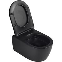 Унитаз Abber Bequem AC1104MB подвесной Черный матовый с сиденьем Микролифт — фото 6, Унитазы