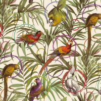 Обои детские Alessandro Allori Dolce Vita 2401-2 Винил на флизелине (1.06*10,05) Разноцветный, Птицы — фото 1, Обои для стен