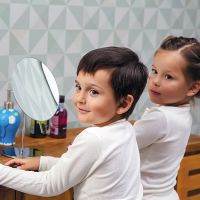 Косметическое зеркало WasserKRAFT K-1002 с увеличением Хром — фото 4, Аксессуары для ванной