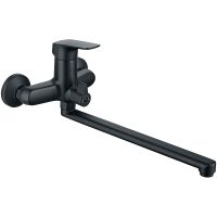 Смеситель для ванны Aquatek Вега AQ1033MB универсальный Черный матовый — фото 2, Смесители