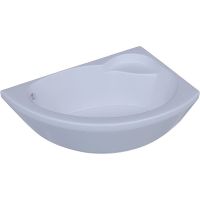 Акриловая ванна Aquatek Аякс 2 170x100 R AYK170-0000089 без гидромассажа с фронтальной панелью с каркасом (вклеенный) со слив-переливом — фото 2, Акриловые ванны