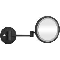 Косметическое зеркало Bemeta Dark 112101140 Черное матовое — фото 1, Косметические зеркала