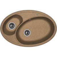 Кухонная мойка Florentina Селена-780 20.265.E0780.105 Коричневая — фото 1, Кухонные мойки