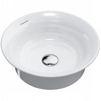 Раковина-чаша Kerama Marazzi Canaletto 40 CN.wb.40 Белая глянцевая — фото 1, Раковины накладные