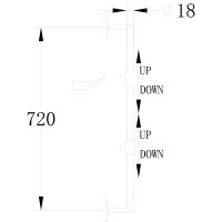 Душевая штанга Ростовская Мануфактура Сантехники RACK-1 Хром — фото 5, Душевое оборудование. Душевая программа