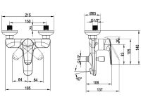 Товар: Смеситель для ванны Villeroy&Boch O.Novo Start TVT10550111061 Хром - фото 2 Смеситель для ванны Villeroy&Boch O.Novo Start TVT10550111061 Хром — фото 2, Смесители
