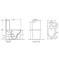 Товар: Унитаз компакт Grossman Tornado GR-4450SQ Белый глянцевый с бачком и сиденьем Микролифт - фото 5 Унитаз компакт Grossman Tornado GR-4450SQ Белый глянцевый с бачком и сиденьем Микролифт — фото 5, Напольные унитазы