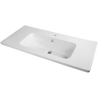 Комплект мебели для ванной ASB-Woodline Рома 100Н Белый — фото 6, Мебель для ванной