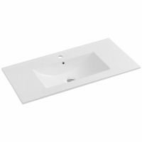 Раковина Vincea 100 VBS-13100 Белая — фото 1, Раковины встраиваемые сверху