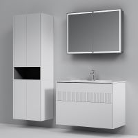 Товар: Тумба под раковину AM.PM Func 100 M8FFUX1002WM подвесная Белая матовая - фото 10 Тумба под раковину AM.PM Func 100 M8FFUX1002WM подвесная Белая матовая — фото 10, Мебель для ванной