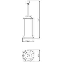Товар: Ершик для унитаза Migliore Provance 17622 Бронза Белый - фото 3 Ершик для унитаза Migliore Provance 17622 Бронза Белый — фото 3, Ершики для унитаза