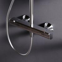 Душевая система AM.PM Func F078F400 с термостатом Хром — фото 9, Душевые стойки