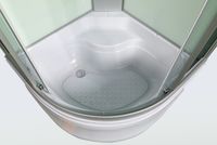 Душевая кабина WeltWasser WW500 Halle 904 90x90 10000003248 профиль Хром стекло прозрачное — фото 9, Душевые кабины