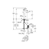 Смеситель для раковины Grohe BauLoop Хром арт-32856000 — фото 7, Смесители для раковины