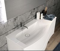 Тумба с раковиной Burgbad Sinea 2.0 120 SFFQ121L F2800 G0165 C0001*1 подвесная Белая — фото 6, Мебель для ванной