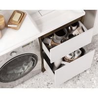 Тумба под раковину Aquaton Лондри 120 1A266901LHDY0 Дуб Кантри без фасада — фото 9, Тумбы под раковину