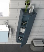 Шкаф пенал Orka Ferla 30 3006244 подвесной Синий матовый — фото 3, Мебель для ванной