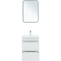 Товар: Тумба под раковину Aquanet Нота New 50 335416 подвесная Белый глянец - фото 8 Тумба под раковину Aquanet Нота New 50 335416 подвесная Белый глянец — фото 8, Мебель для ванной