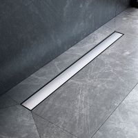 Душевой лоток AM.PM MasterFlow 80 W01SC-U11-080-04SB с решеткой Хром матовый / под плитку Tile — фото 8, Душевые лотки