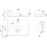 Товар: Раковина Abber Stein 100 AS2651-1.0 Белая матовая - фото 5 Раковина Abber Stein 100 AS2651-1.0 Белая матовая — фото 5, Раковины подвесные