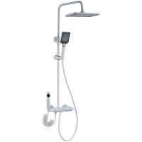 Душевая система Royce Abby RCS-110304WH Белая матовая — фото 1, Душевое оборудование. Душевая программа