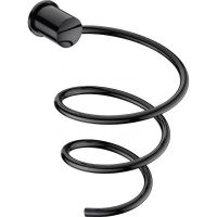 Держатель для фена WasserKRAFT K-1080PB Черный глянец — фото 1, Держатели для фена