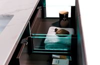 Тумба с раковиной Black&White Universe U909.1500 150 909U1500 подвесная G.ash — фото 6, Мебель для ванной